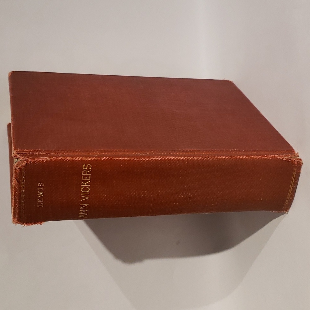Ann Vickers by Sinclair Lewis Hard cover book. 1933.
